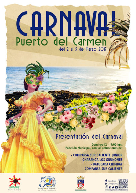 Presentación del Carnaval Puerto del Carmen 2017